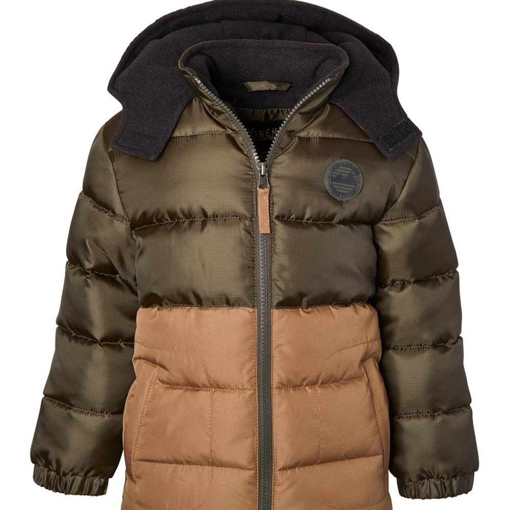 IExtreme Color Block Puffer Coat Boys 7 NWT
